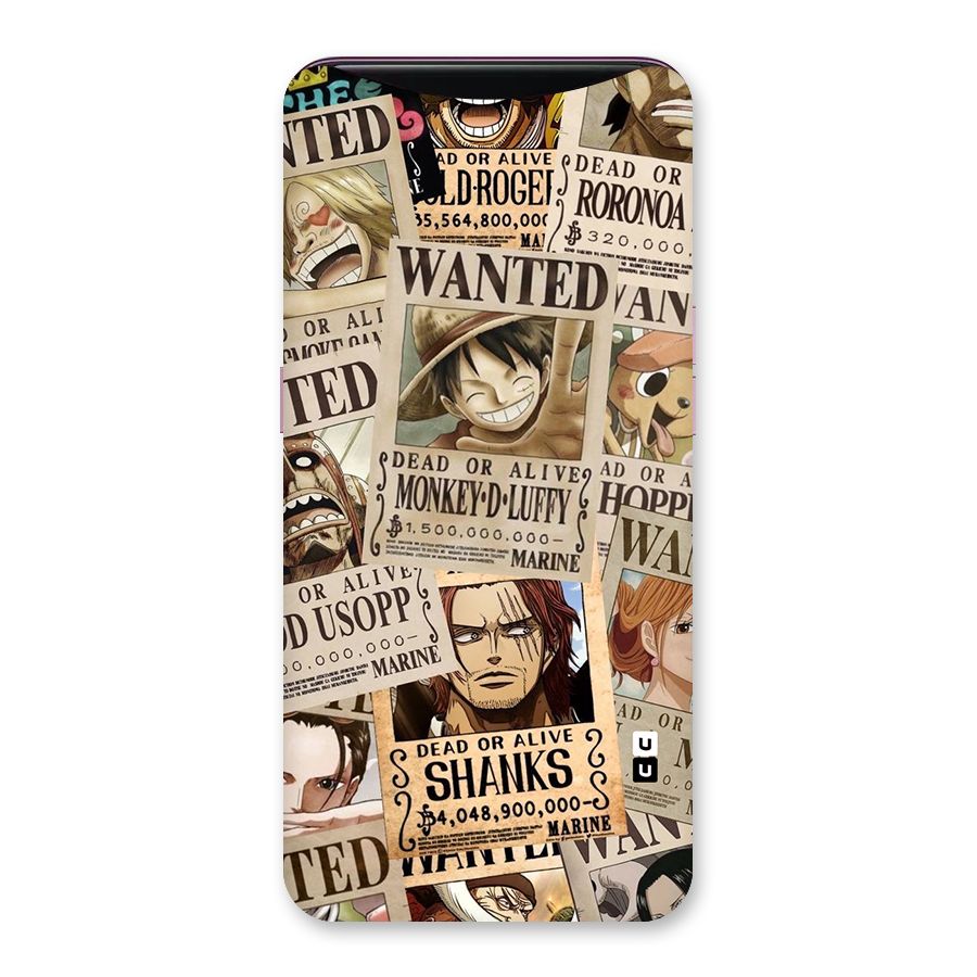 One Piece Most Wanted Back Case for Oppo Find X