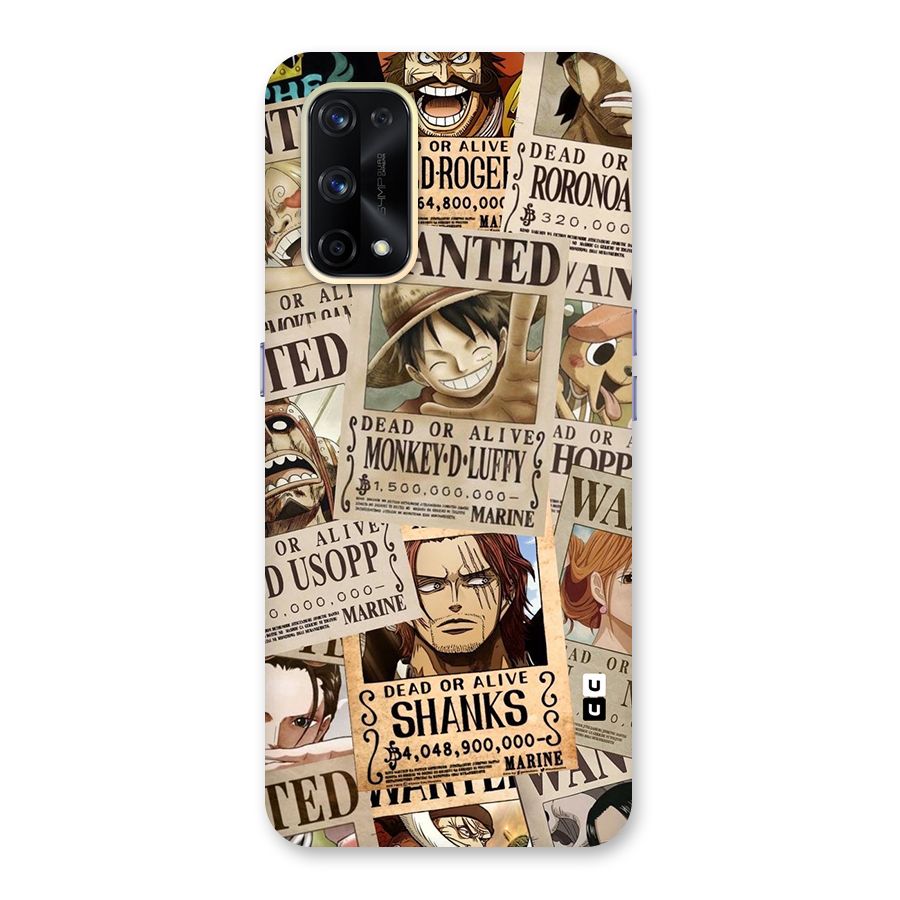 One Piece Most Wanted Glass Back Case for Realme X7 Pro