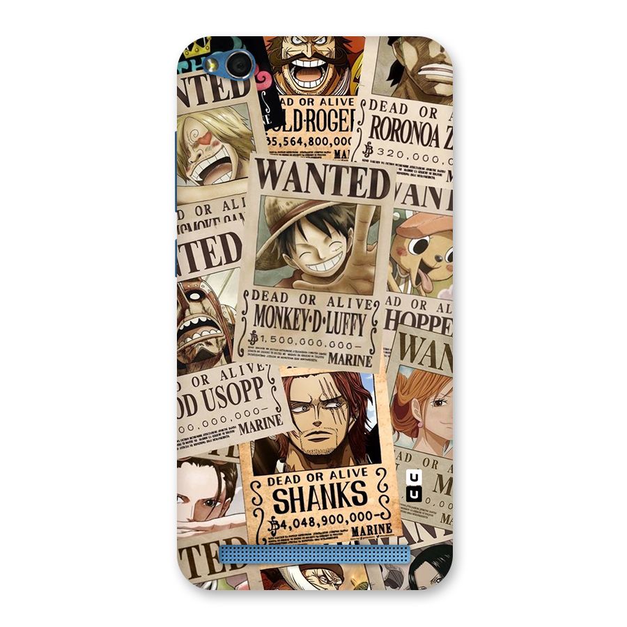 One Piece Most Wanted Back Case for Redmi 5A