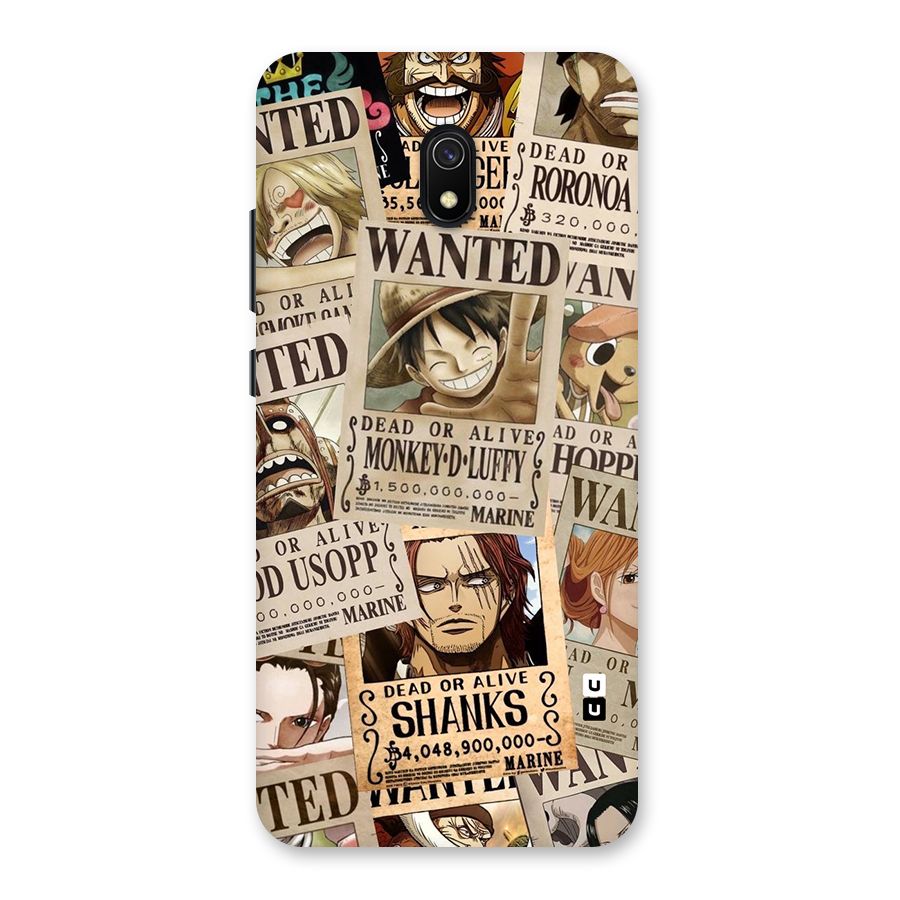 One Piece Most Wanted Back Case for Redmi 8A