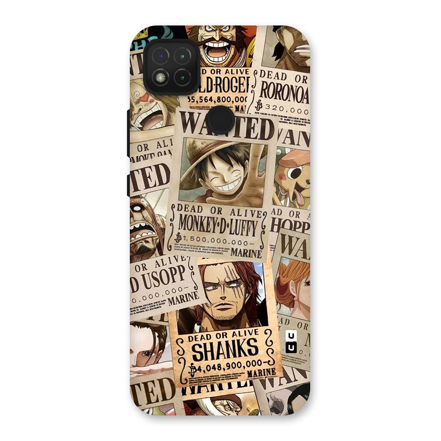 One Piece Most Wanted Back Case for Redmi 9