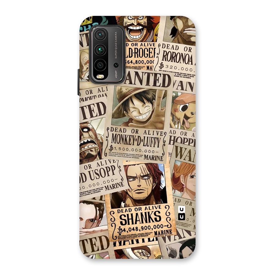 One Piece Most Wanted Back Case for Redmi 9 Power