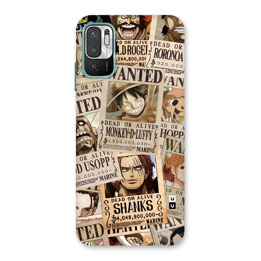 One Piece Most Wanted Back Case for Redmi Note 10T 5G