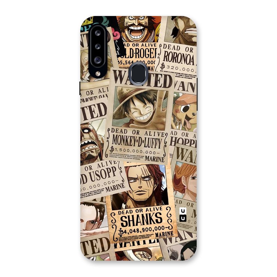 One Piece Most Wanted Back Case for Samsung Galaxy A20s