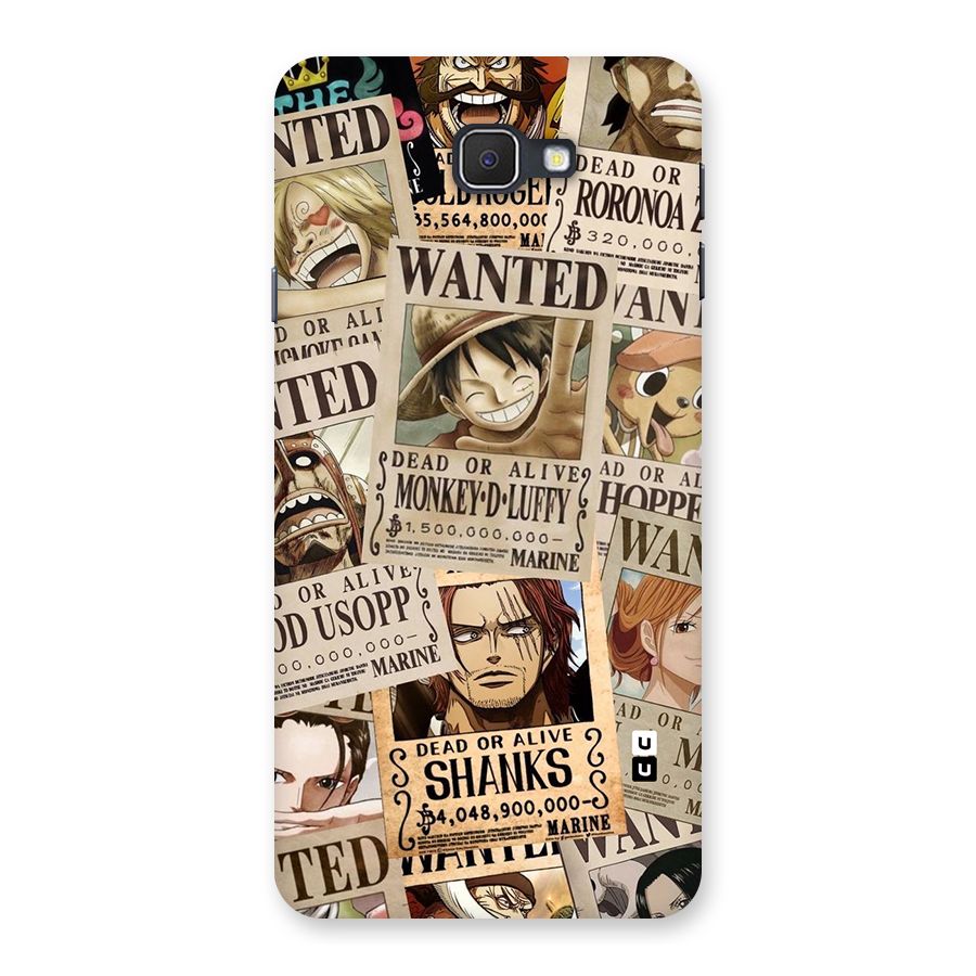 One Piece Most Wanted Back Case for Samsung Galaxy J7 Prime