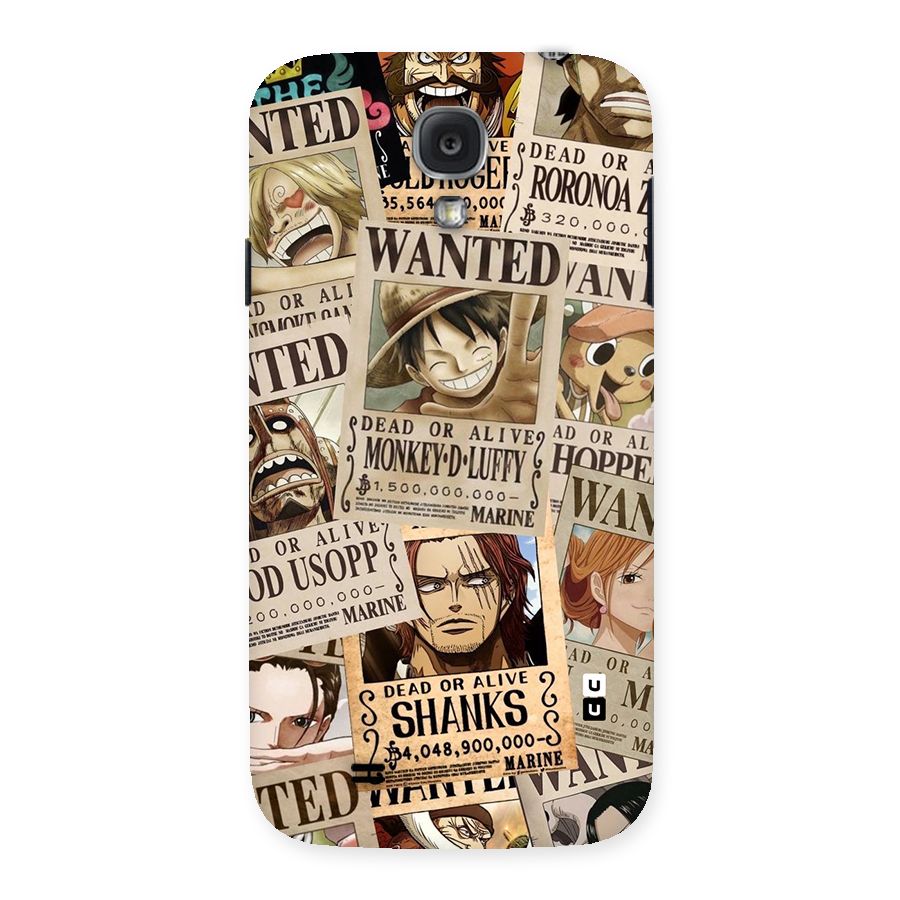 One Piece Most Wanted Back Case for Samsung Galaxy S4