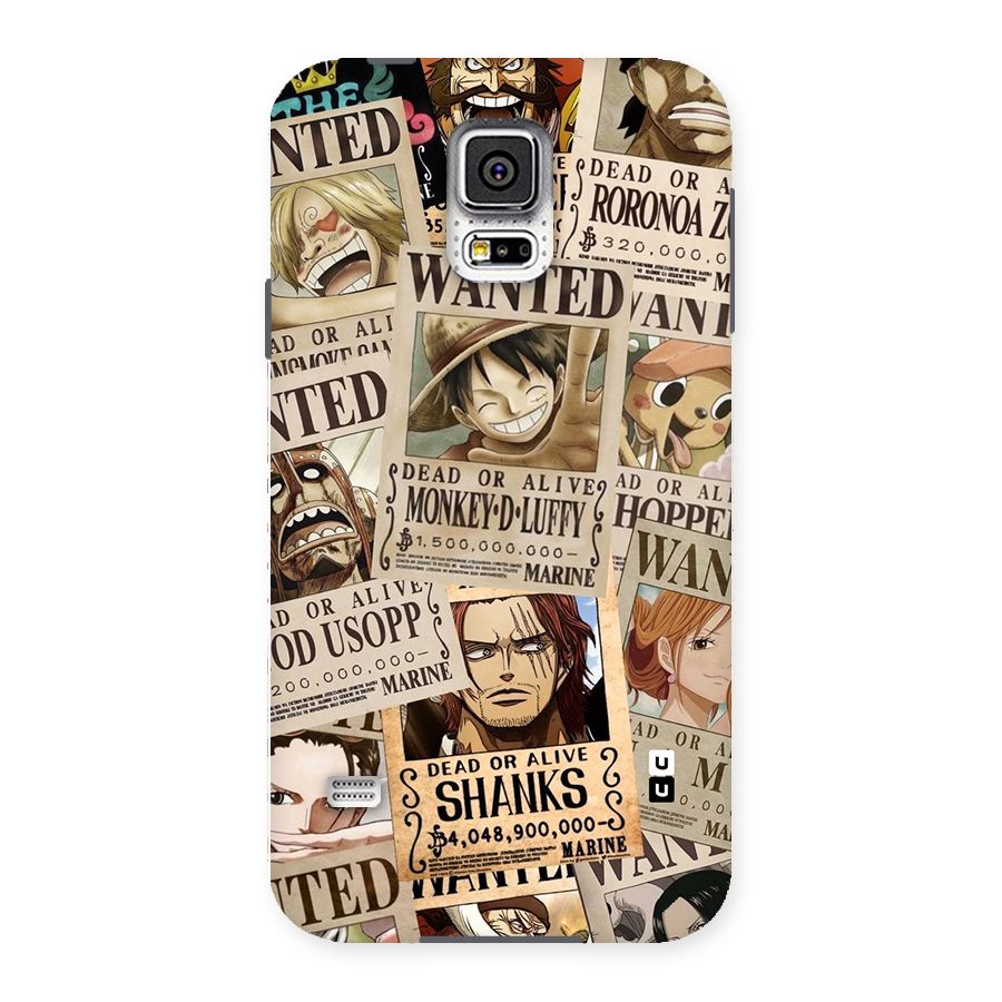 One Piece Most Wanted Back Case for Samsung Galaxy S5