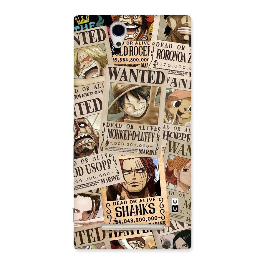 One Piece Most Wanted Back Case for Sony Xperia C3
