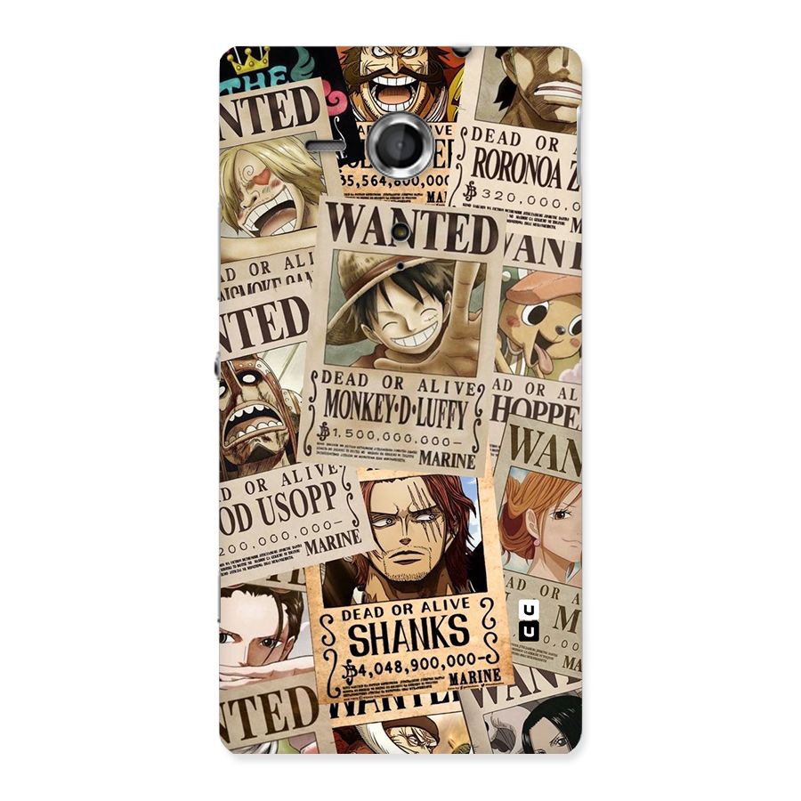 One Piece Most Wanted Back Case for Sony Xperia SP