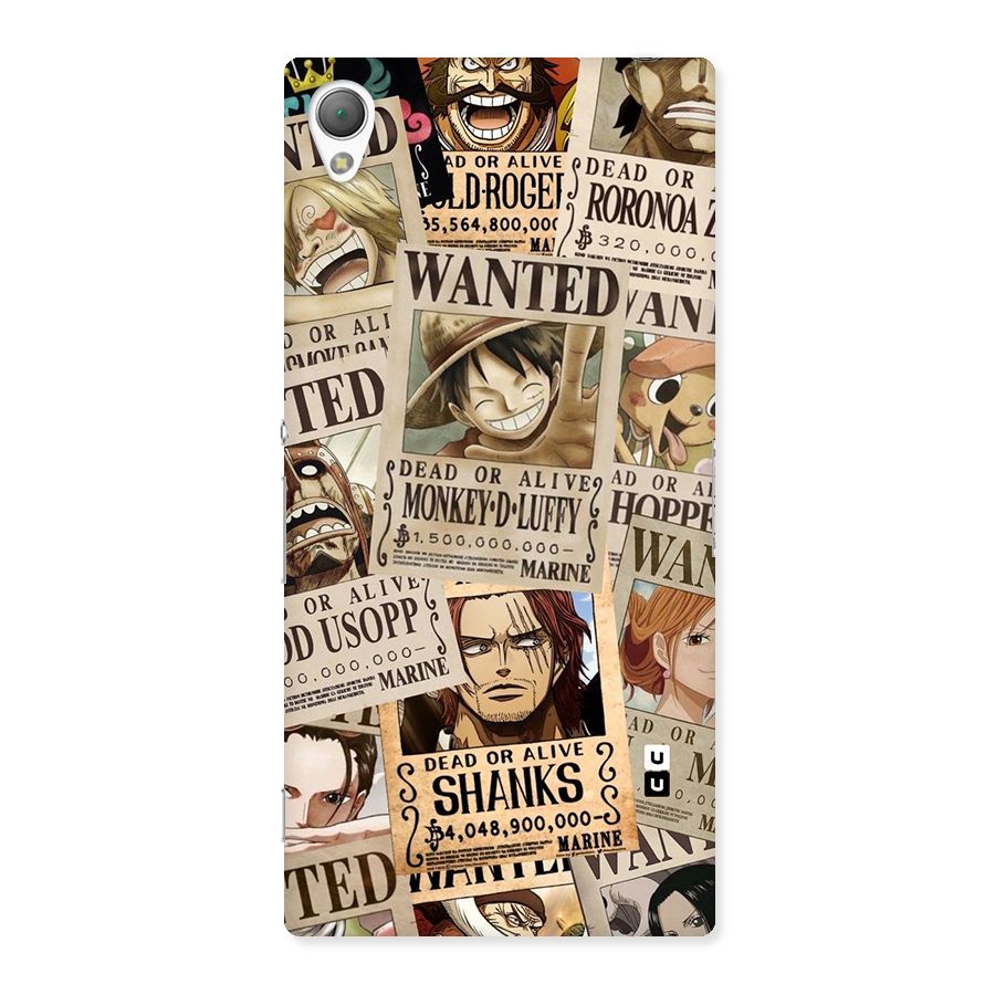 One Piece Most Wanted Back Case for Sony Xperia Z3