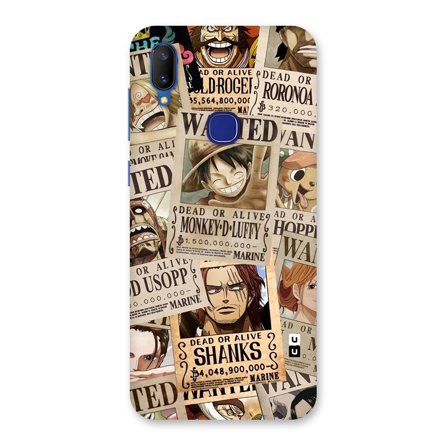 One Piece Most Wanted Back Case for Vivo V11