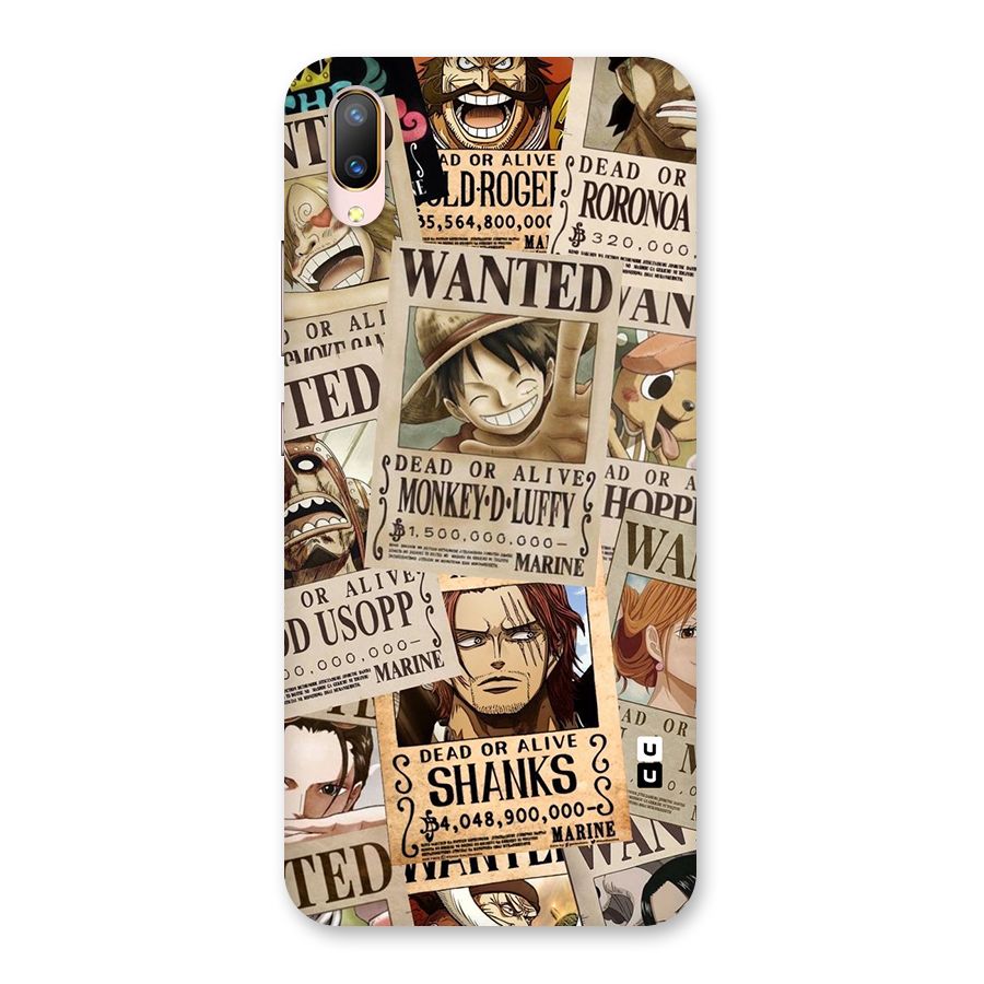 One Piece Most Wanted Back Case for Vivo V11 Pro