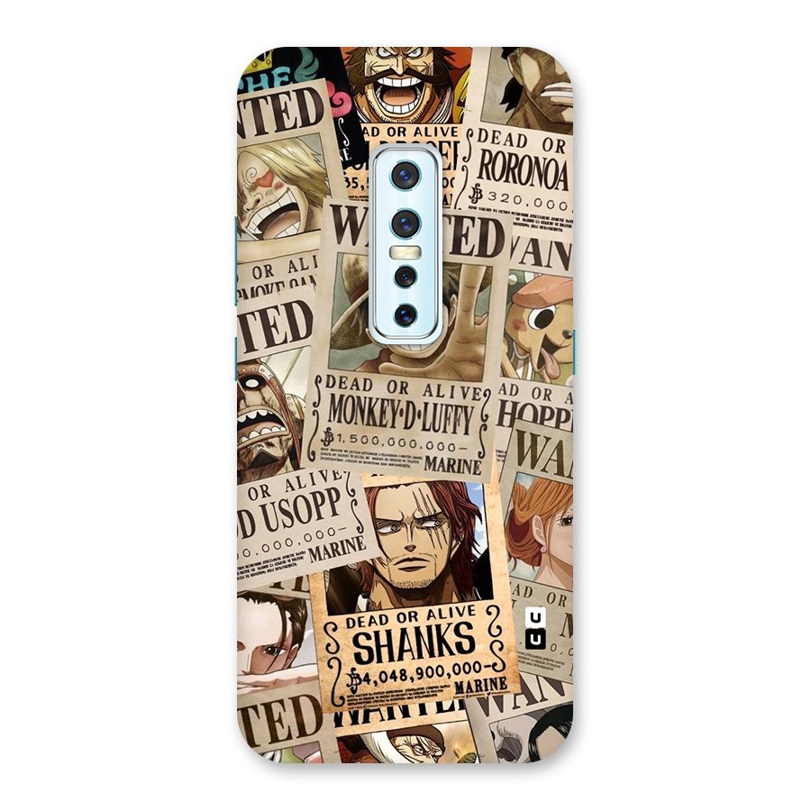 One Piece Most Wanted Back Case for Vivo V17 Pro