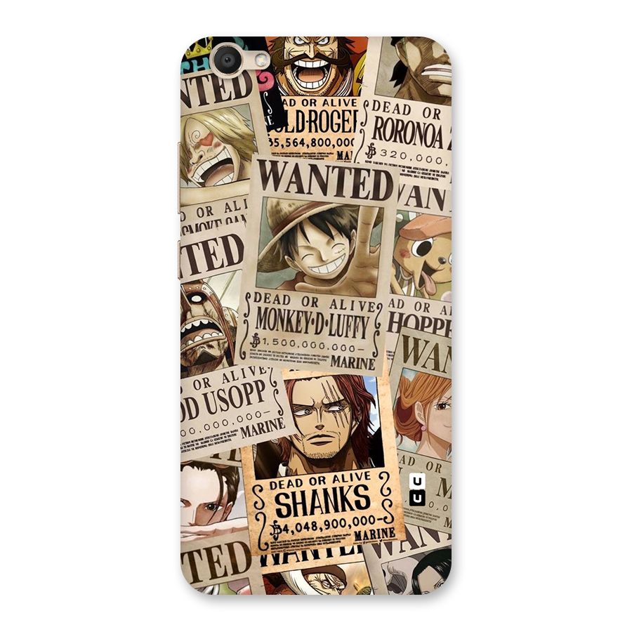 One Piece Most Wanted Back Case for Vivo V5