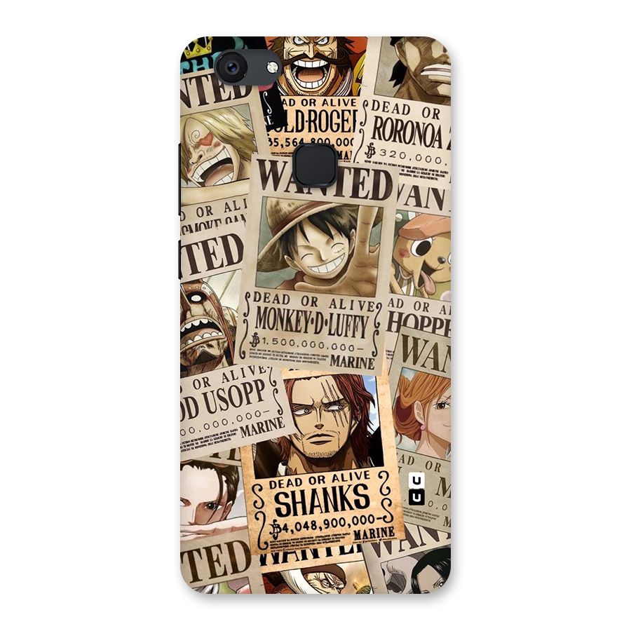 One Piece Most Wanted Back Case for Vivo V7 Plus