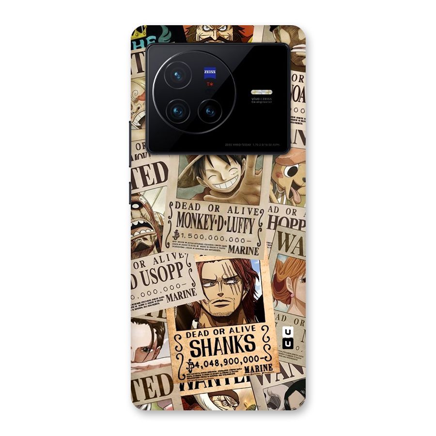 One Piece Most Wanted Back Case for Vivo X80