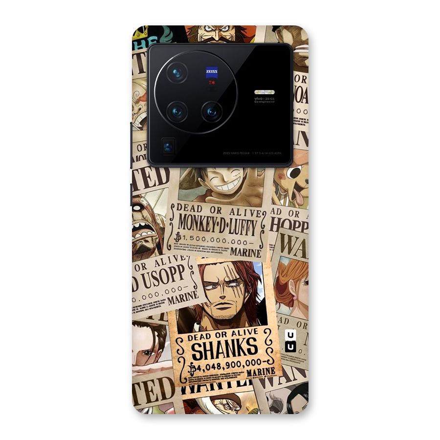 One Piece Most Wanted Back Case for Vivo X80 Pro