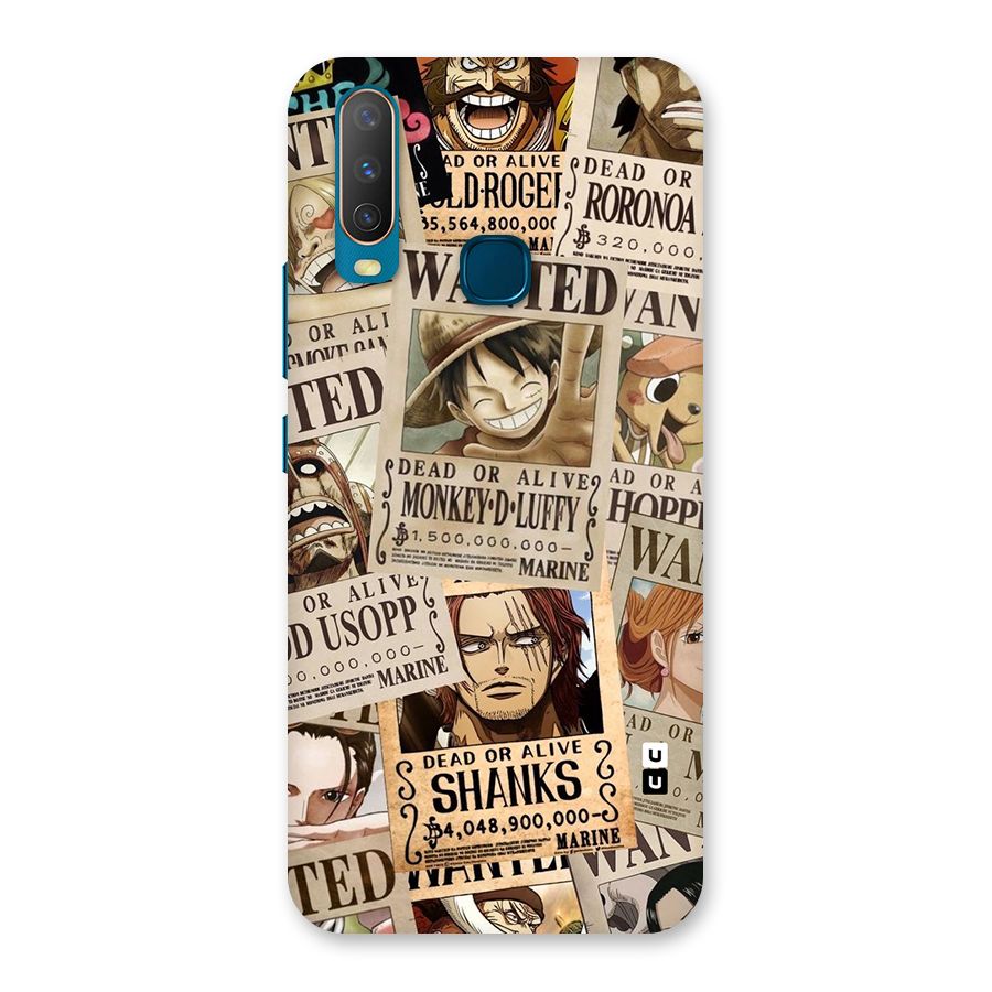 One Piece Most Wanted Back Case for Vivo Y11