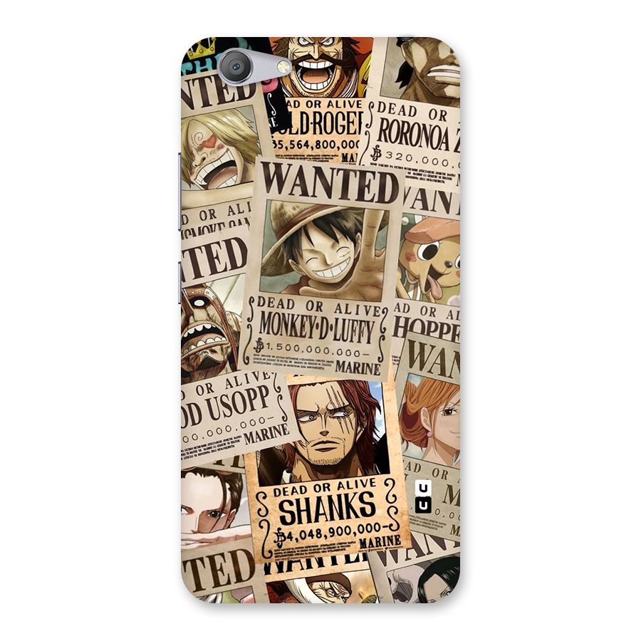 One Piece Most Wanted Back Case for Vivo Y53