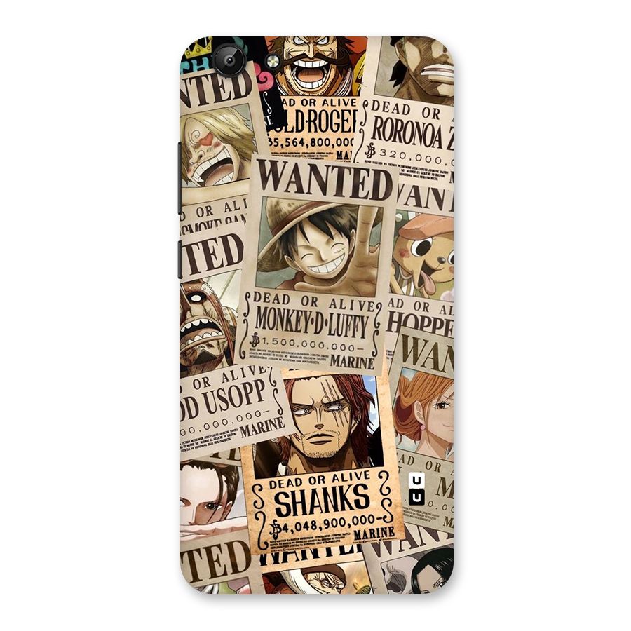 One Piece Most Wanted Back Case for Vivo Y69