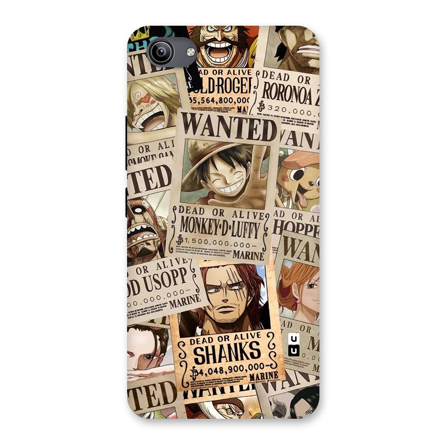 One Piece Most Wanted Back Case for Vivo Y81i
