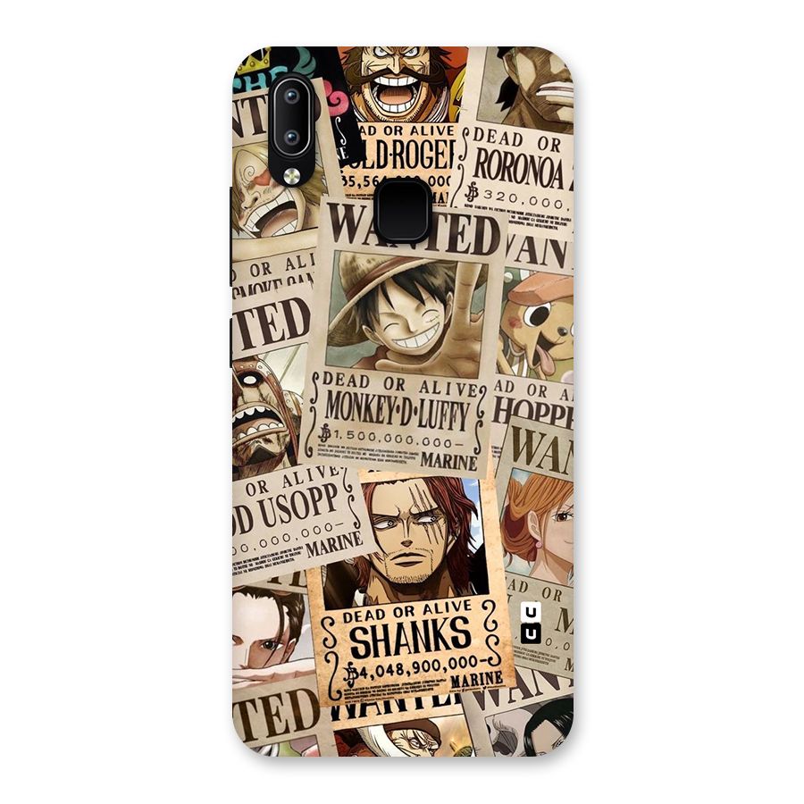 One Piece Most Wanted Back Case for Vivo Y93