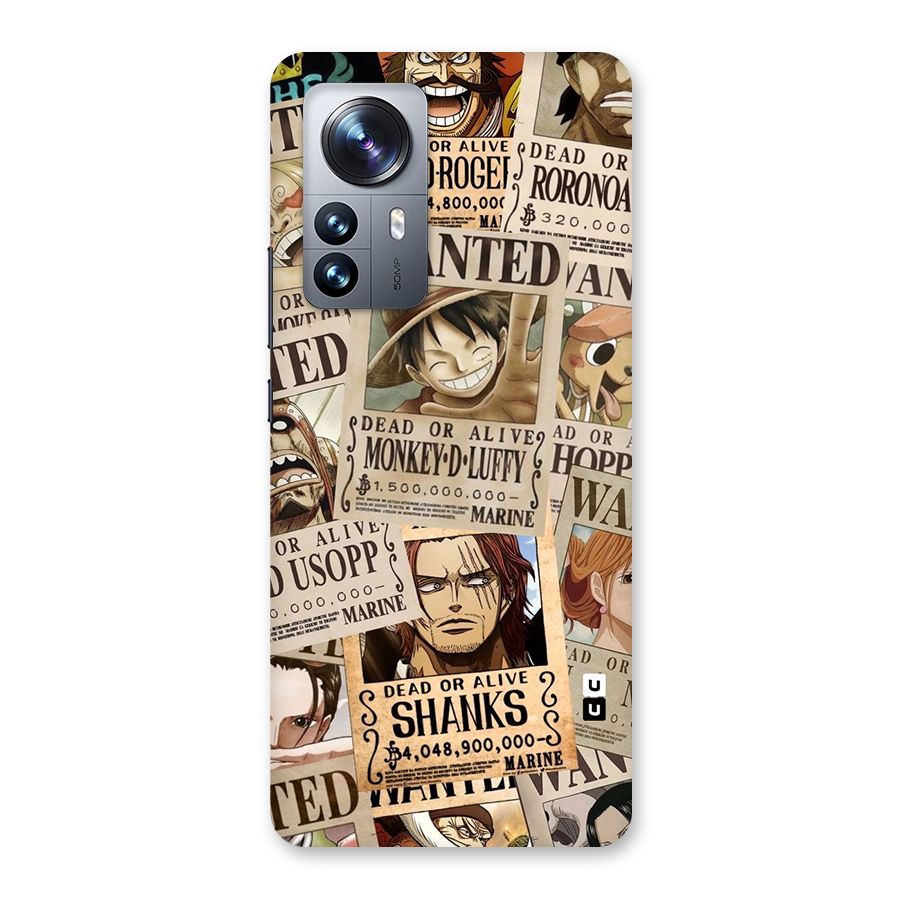 One Piece Most Wanted Back Case for Xiaomi 12 Pro
