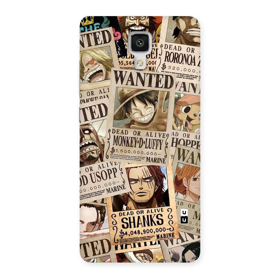 One Piece Most Wanted Back Case for Xiaomi Mi 4