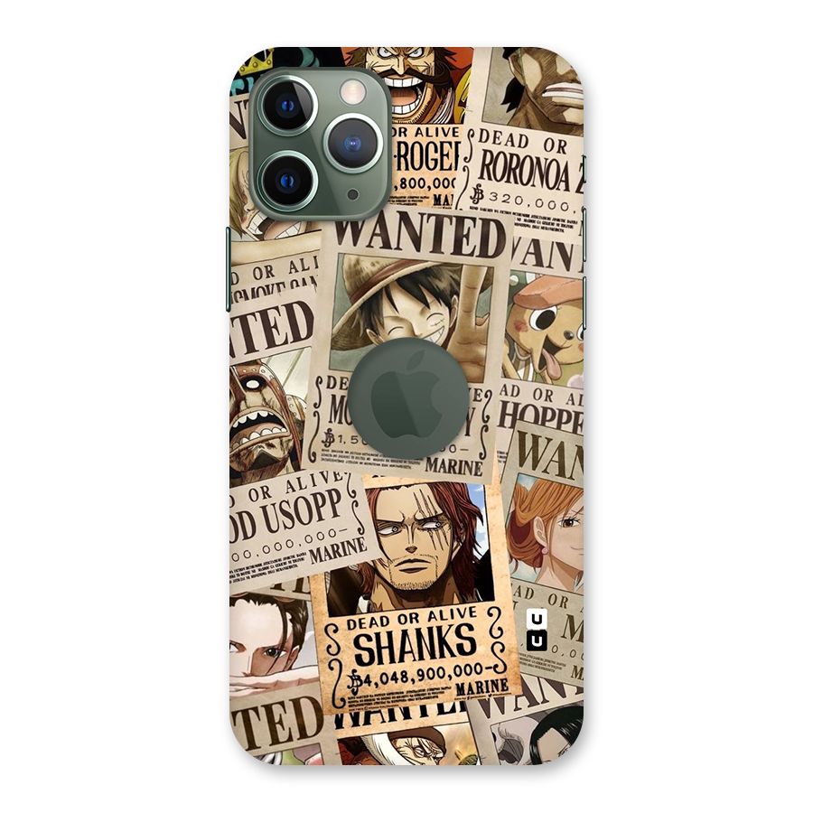 One Piece Most Wanted Back Case for iPhone 11 Pro Logo  Cut