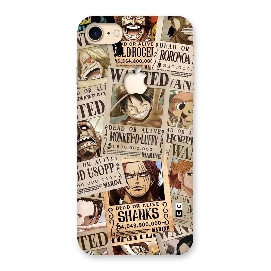 One Piece Most Wanted Back Case for iPhone 7 Apple Cut