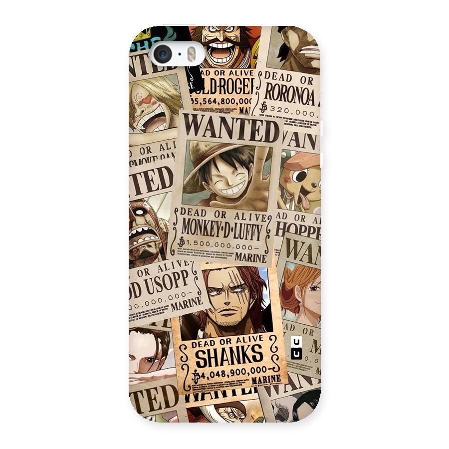 One Piece Most Wanted Back Case for iPhone SE