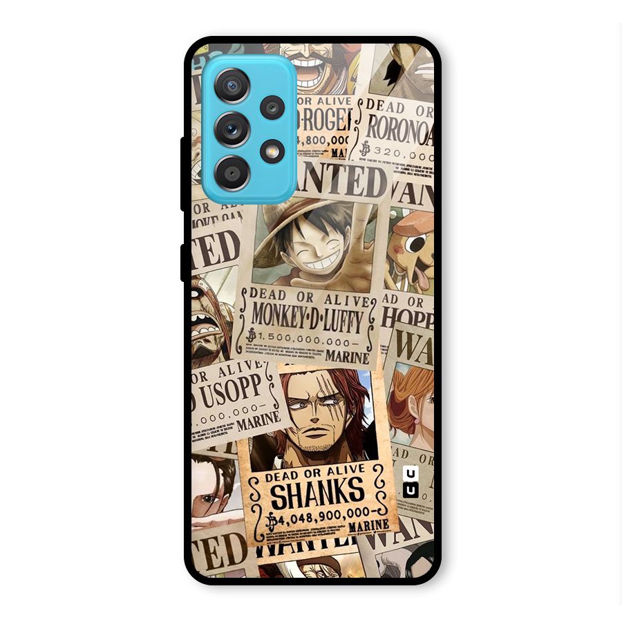 One Piece Most Wanted Glass Back Case for Galaxy A52s 5G