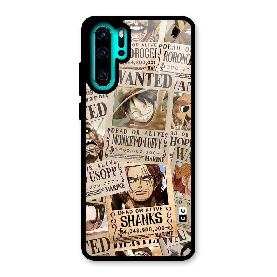 One Piece Most Wanted Glass Back Case for Huawei P30 Pro