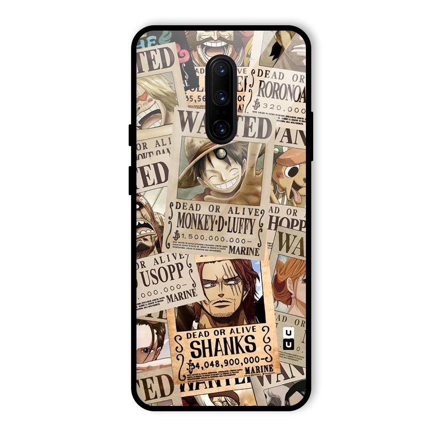 One Piece Most Wanted Glass Back Case for OnePlus 7 Pro