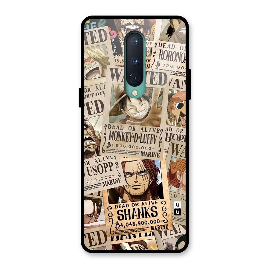 One Piece Most Wanted Glass Back Case for OnePlus 8