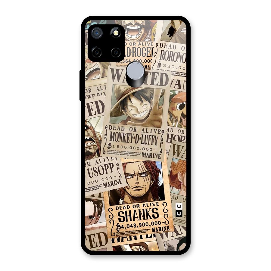 One Piece Most Wanted Glass Back Case for Realme C15