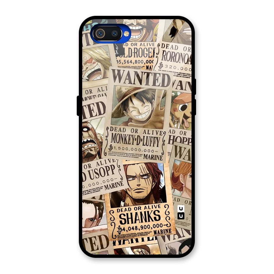 One Piece Most Wanted Glass Back Case for Realme C2