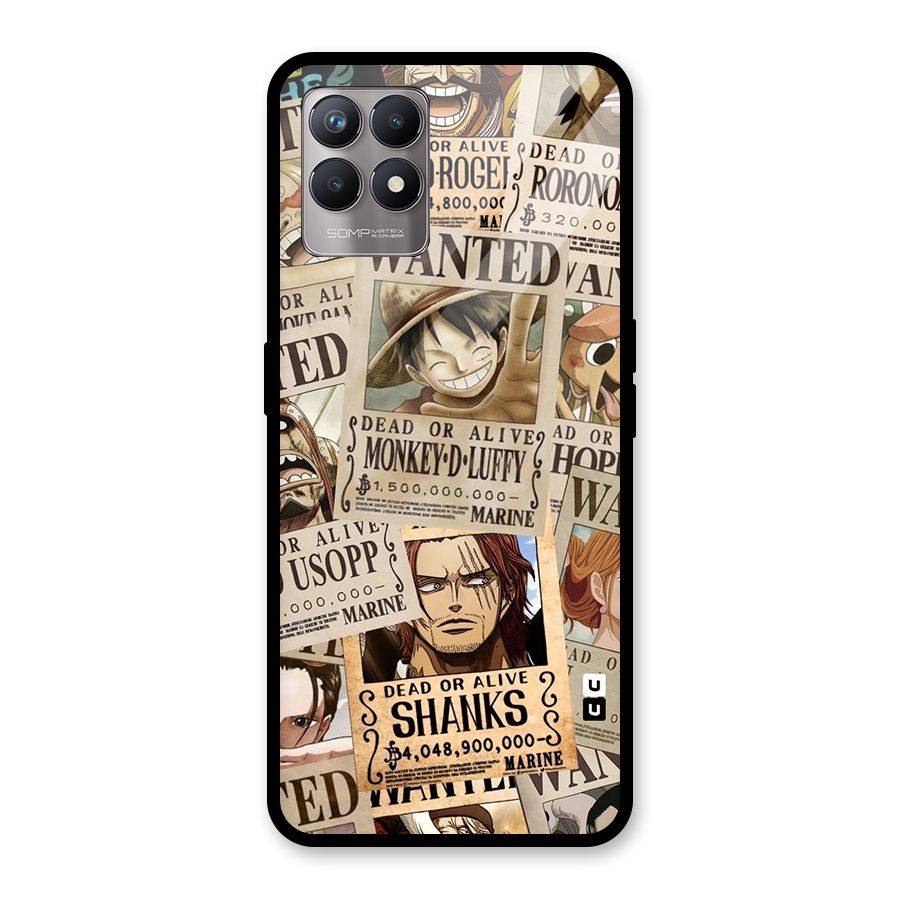 One Piece Most Wanted Glass Back Case for Realme Narzo 50