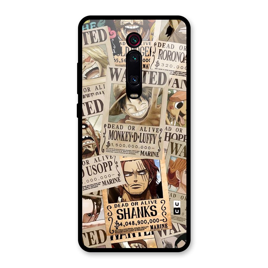 One Piece Most Wanted Glass Back Case for Redmi K20 Pro