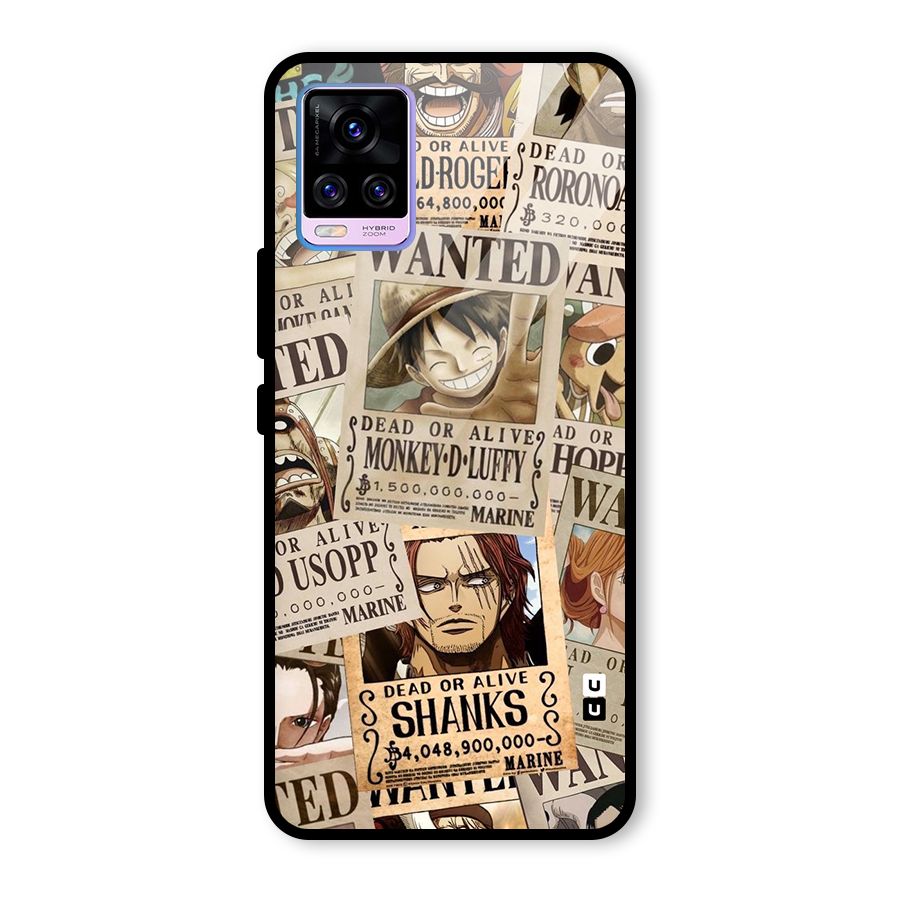 One Piece Most Wanted Glass Back Case for Vivo V20 Pro