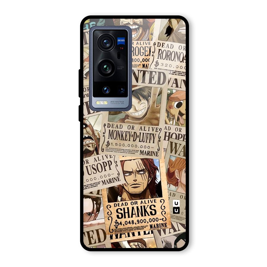 One Piece Most Wanted Glass Back Case for Vivo X60 Pro Plus