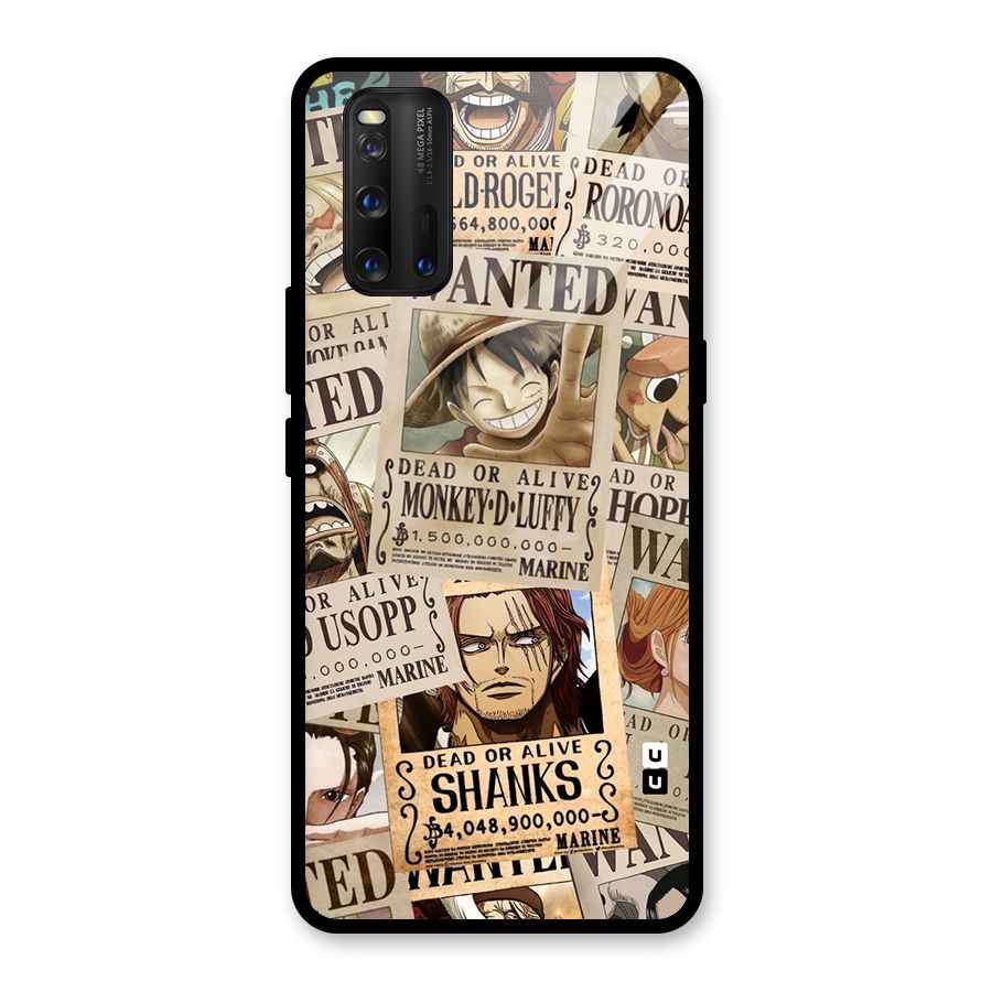 One Piece Most Wanted Glass Back Case for Vivo iQOO 3