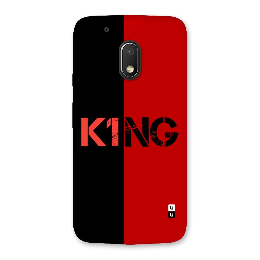 Only King Back Case for Moto G4 Play