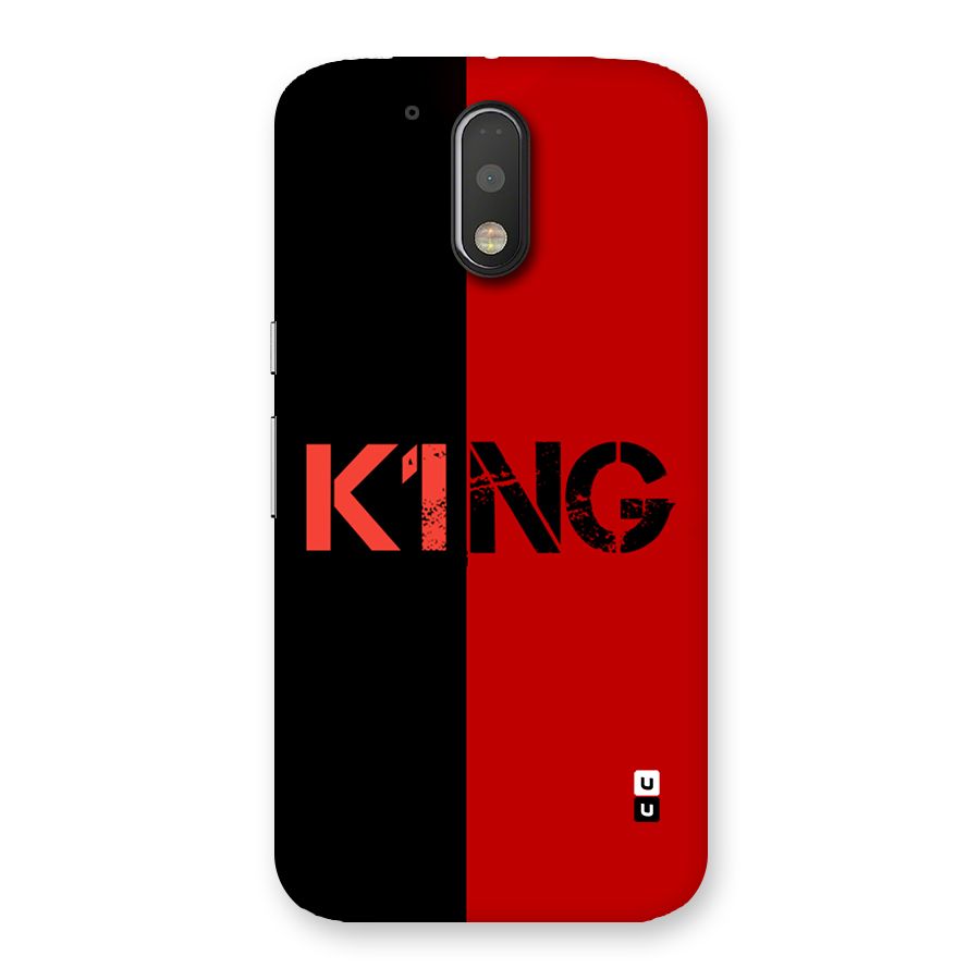 Only King Back Case for Moto G4 Plus