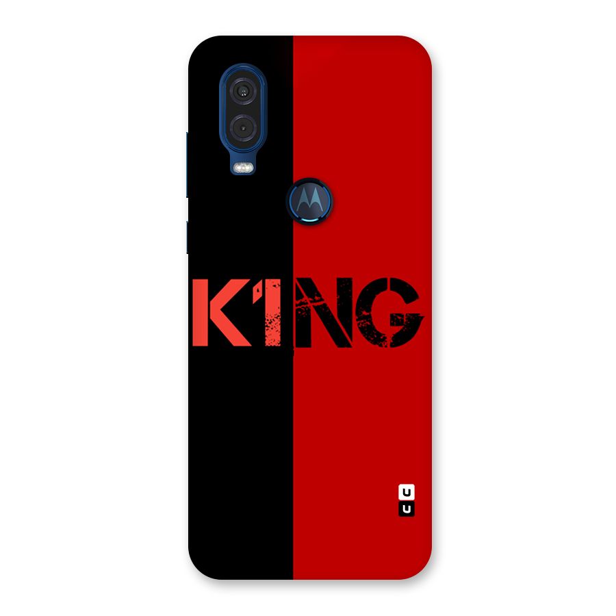 Only King Back Case for Motorola One Vision