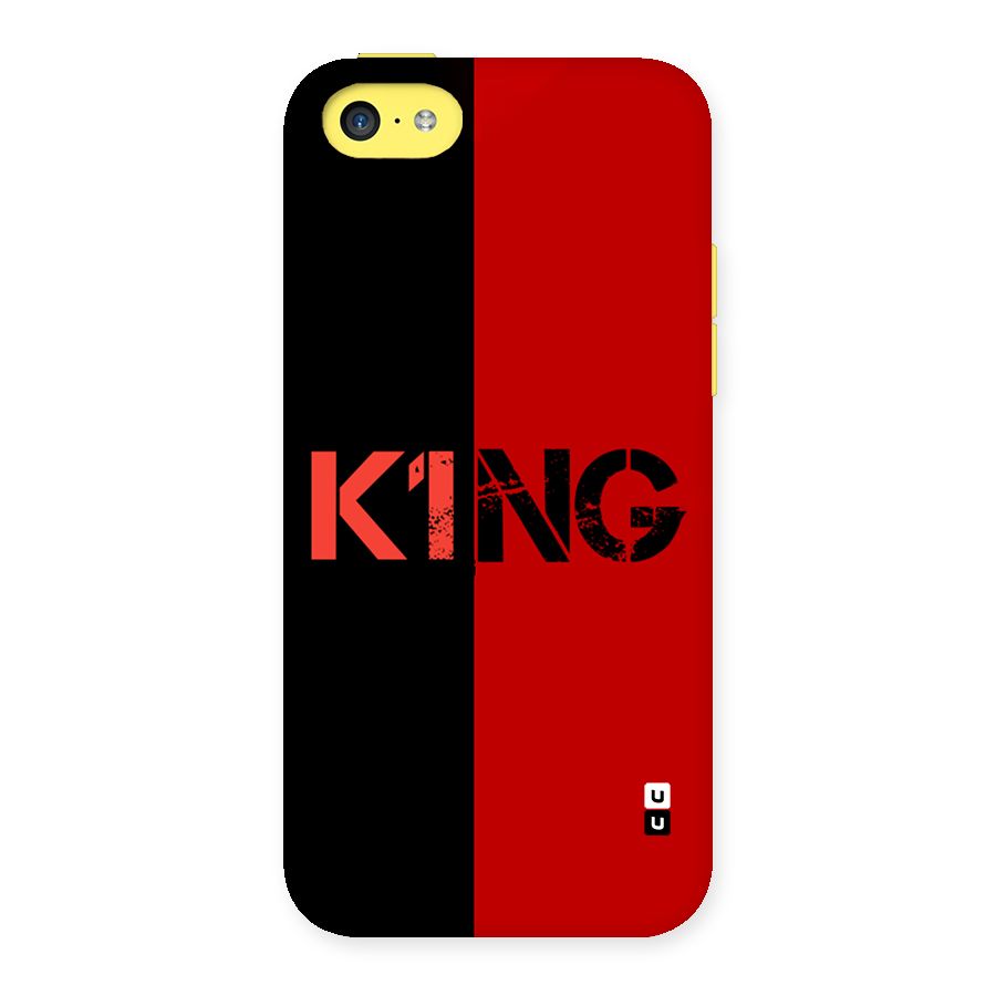 Only King Back Case for iPhone 5C