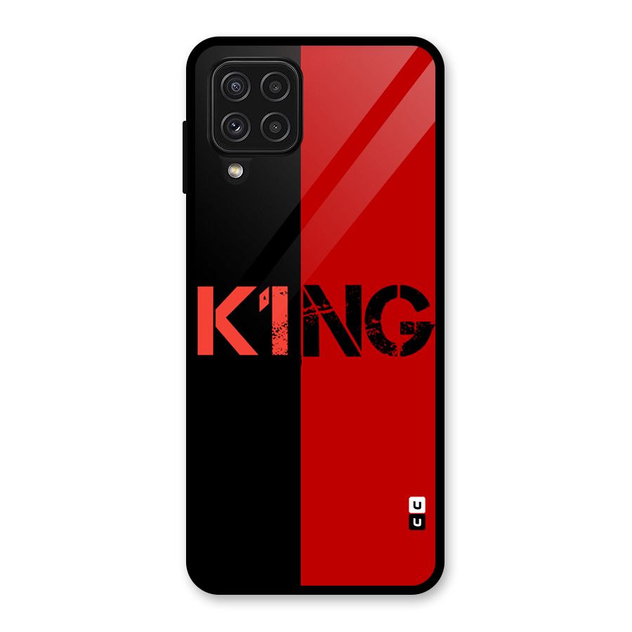 Only King Glass Back Case for Galaxy A22 4G