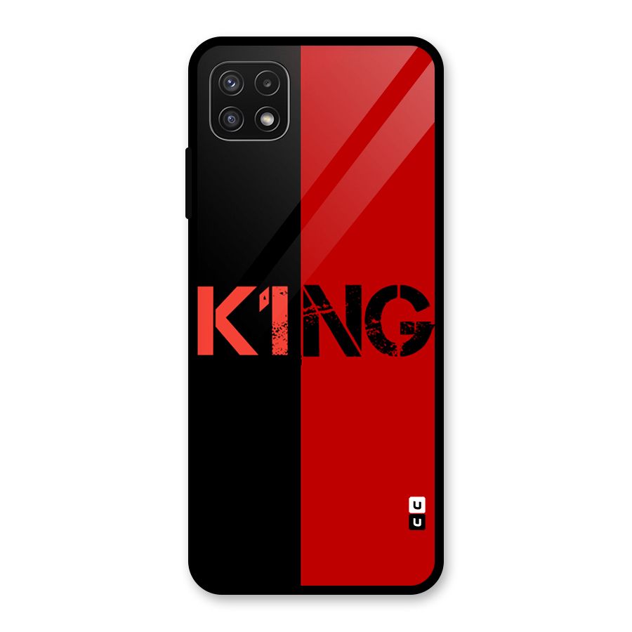 Only King Glass Back Case for Galaxy A22 5G