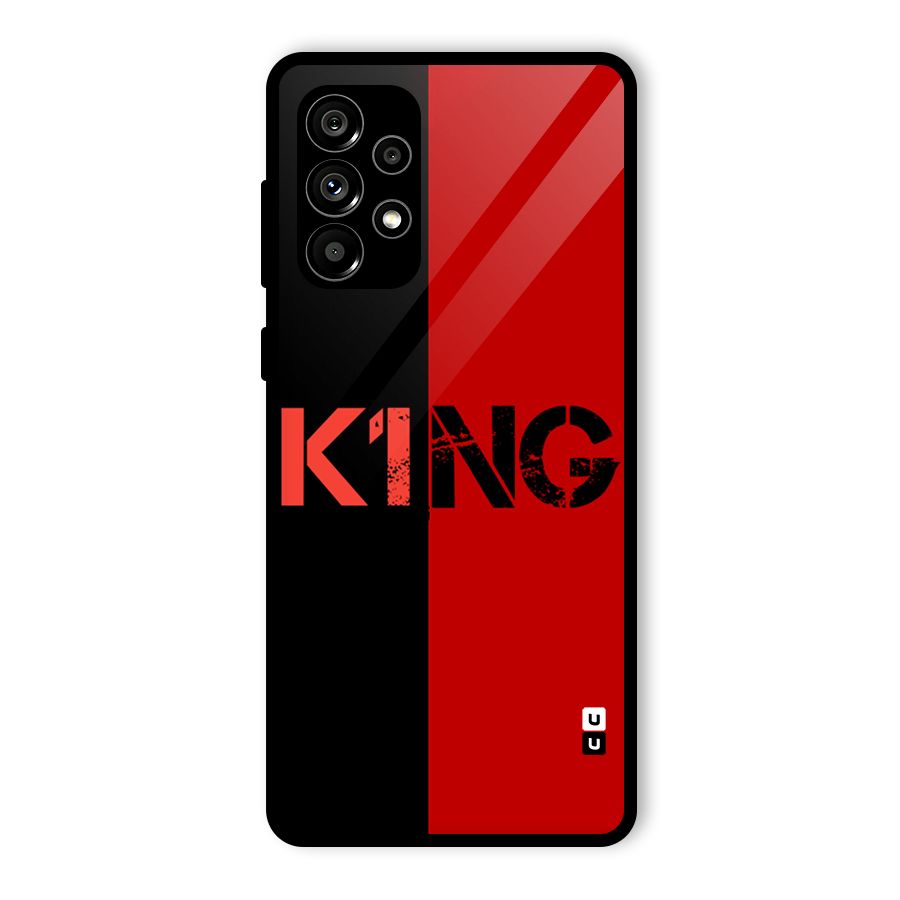 Only King Glass Back Case for Galaxy A73 5G