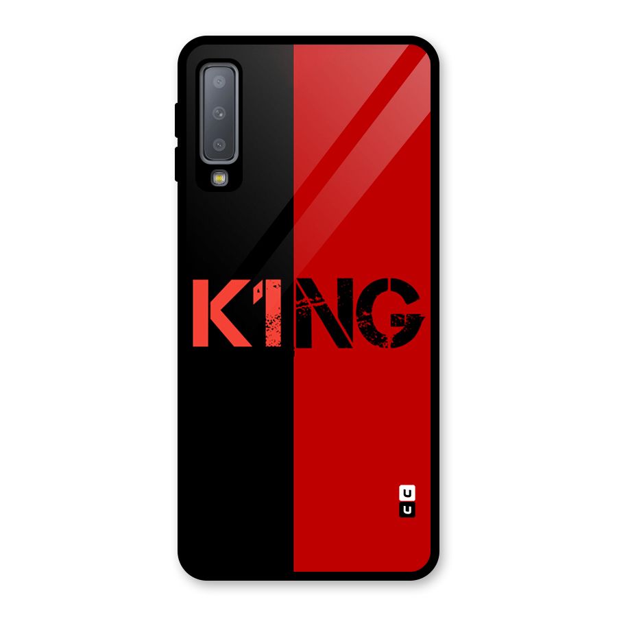 Only King Glass Back Case for Galaxy A7 (2018)